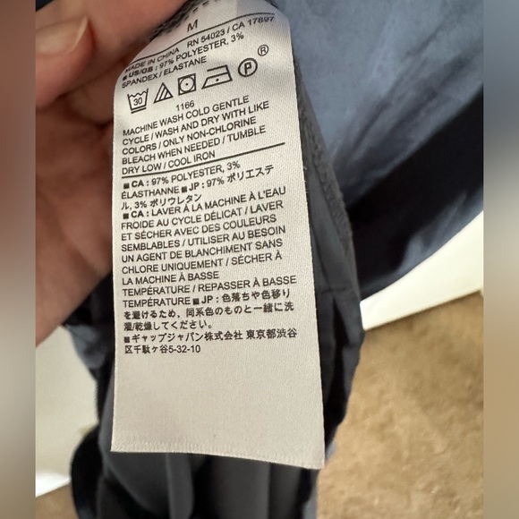 Banana Republic Blue Satin Midi Shirtdress | Size M - Picture 7 of 7